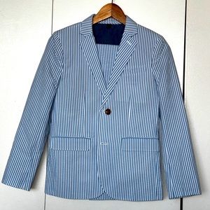 J Crew Crewcuts Boys Ludlow Seersucker Suit
